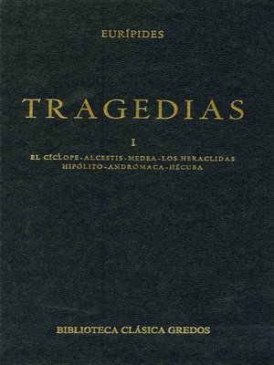 cover image of Tragedias I
